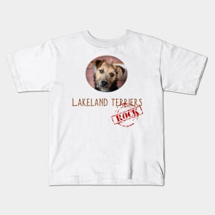 Lakeland Terriers Rock! Kids T-Shirt